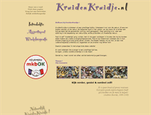 Tablet Screenshot of kruidenkruidje.nl